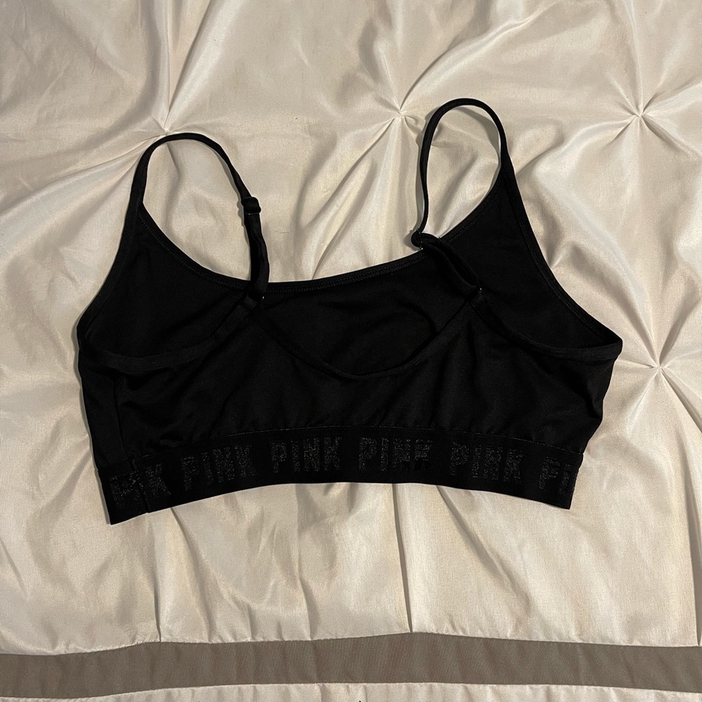 PINK vs sports bra black size m